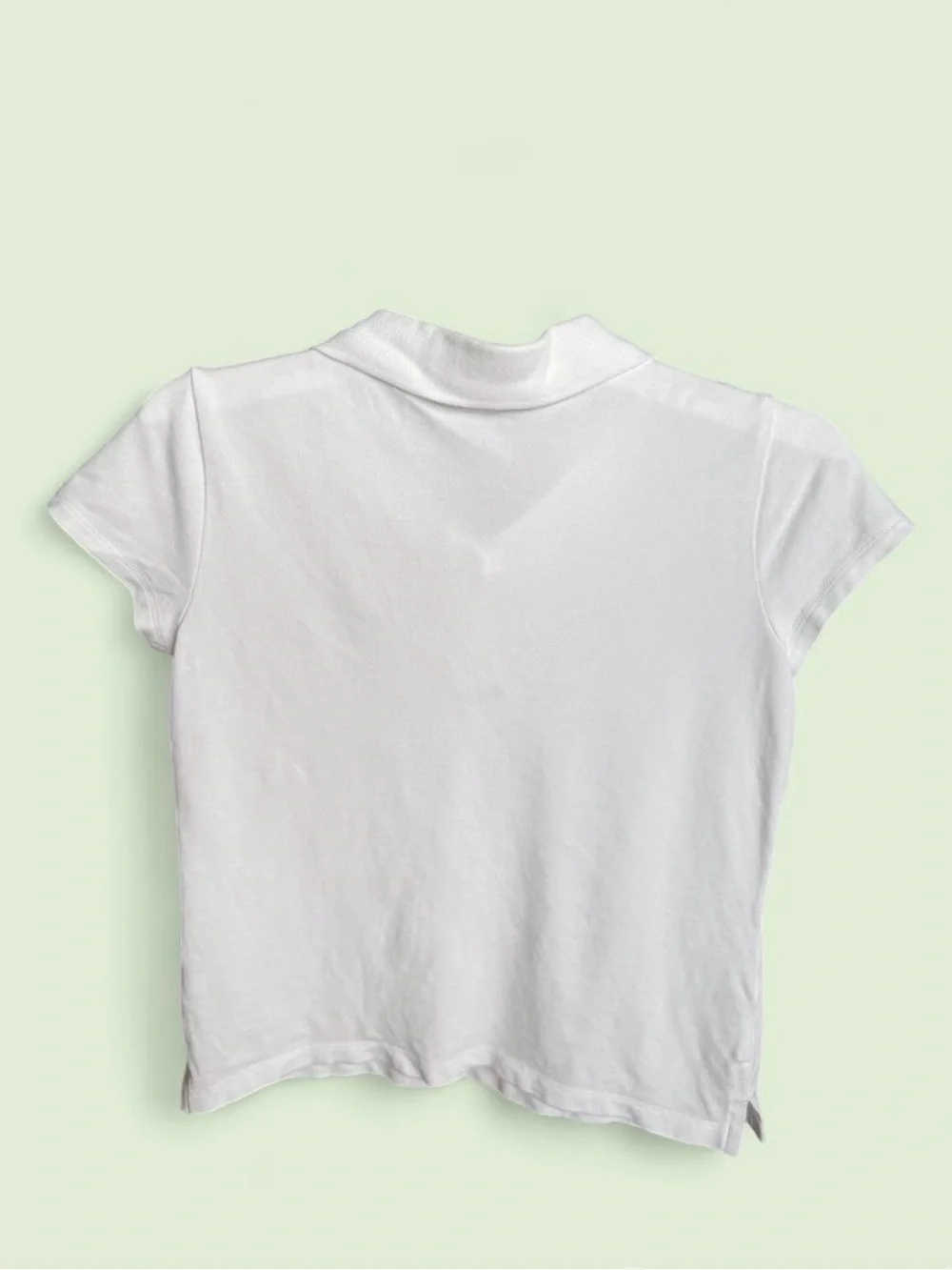 NWOT Old Navy White Youth Large Girls Polo Uniform Shirt 10/12
